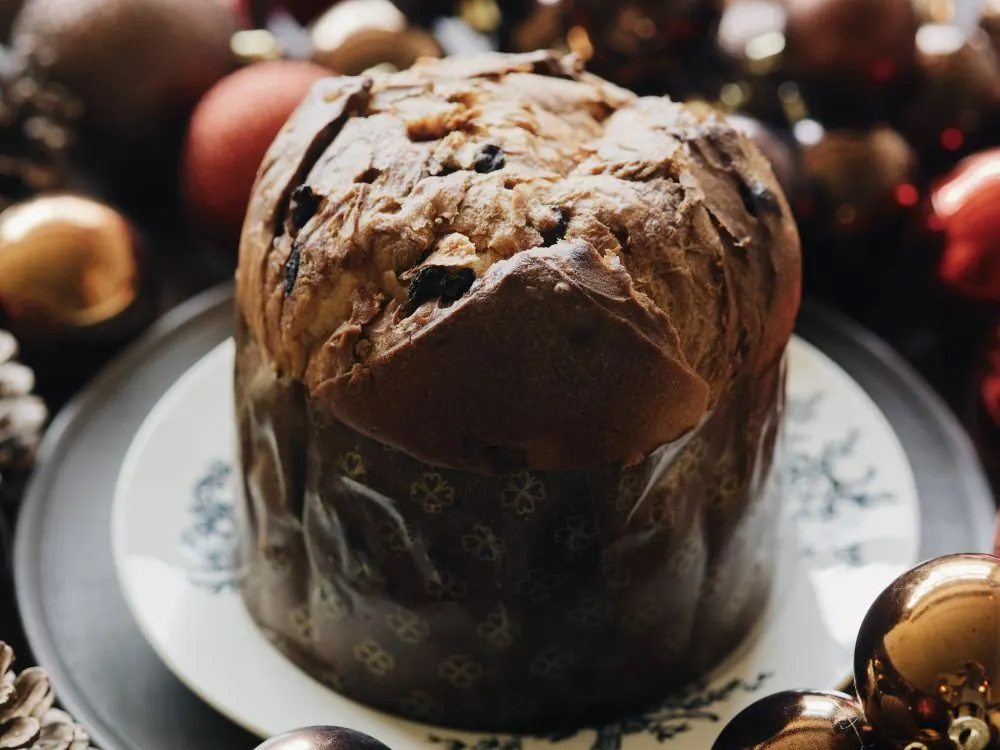 POLI 1898 義大利聖誕麵包 Panettone 切面