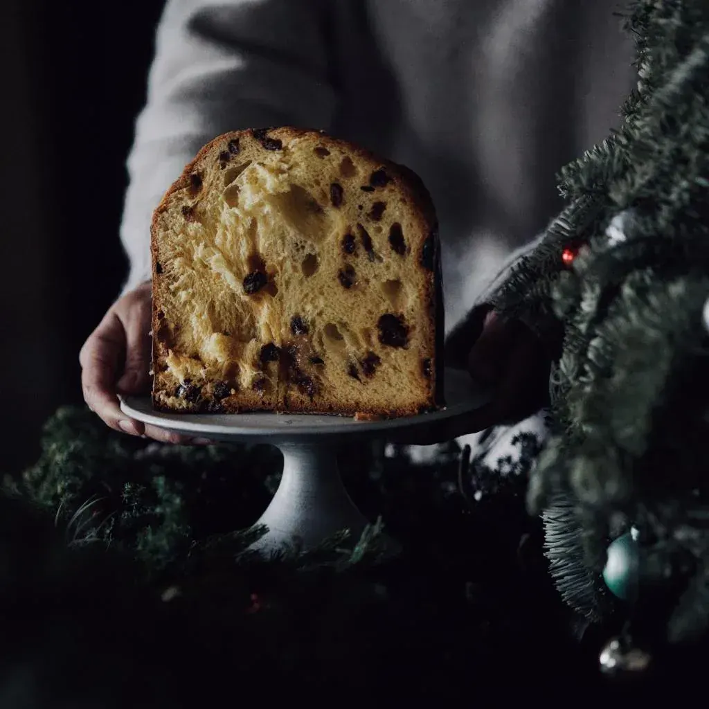 POLI 1898 義大利聖誕麵包 Panettone 切面